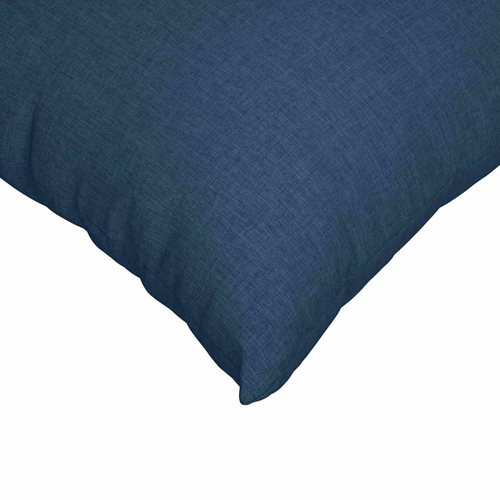Sofakissen 2 pcs Blau 80 x 40 cm Stoff