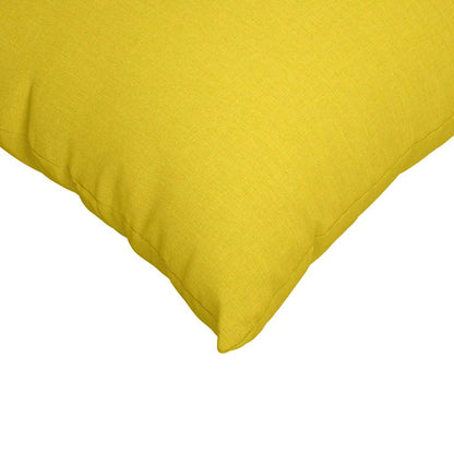 vidaXL Coussins de canapé 2 pcs Jaune clair 80 x 40 cm Tissu