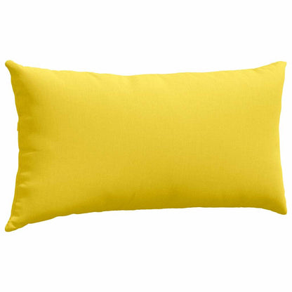 vidaXL Coussins de canapé 2 pcs Jaune clair 80 x 40 cm Tissu