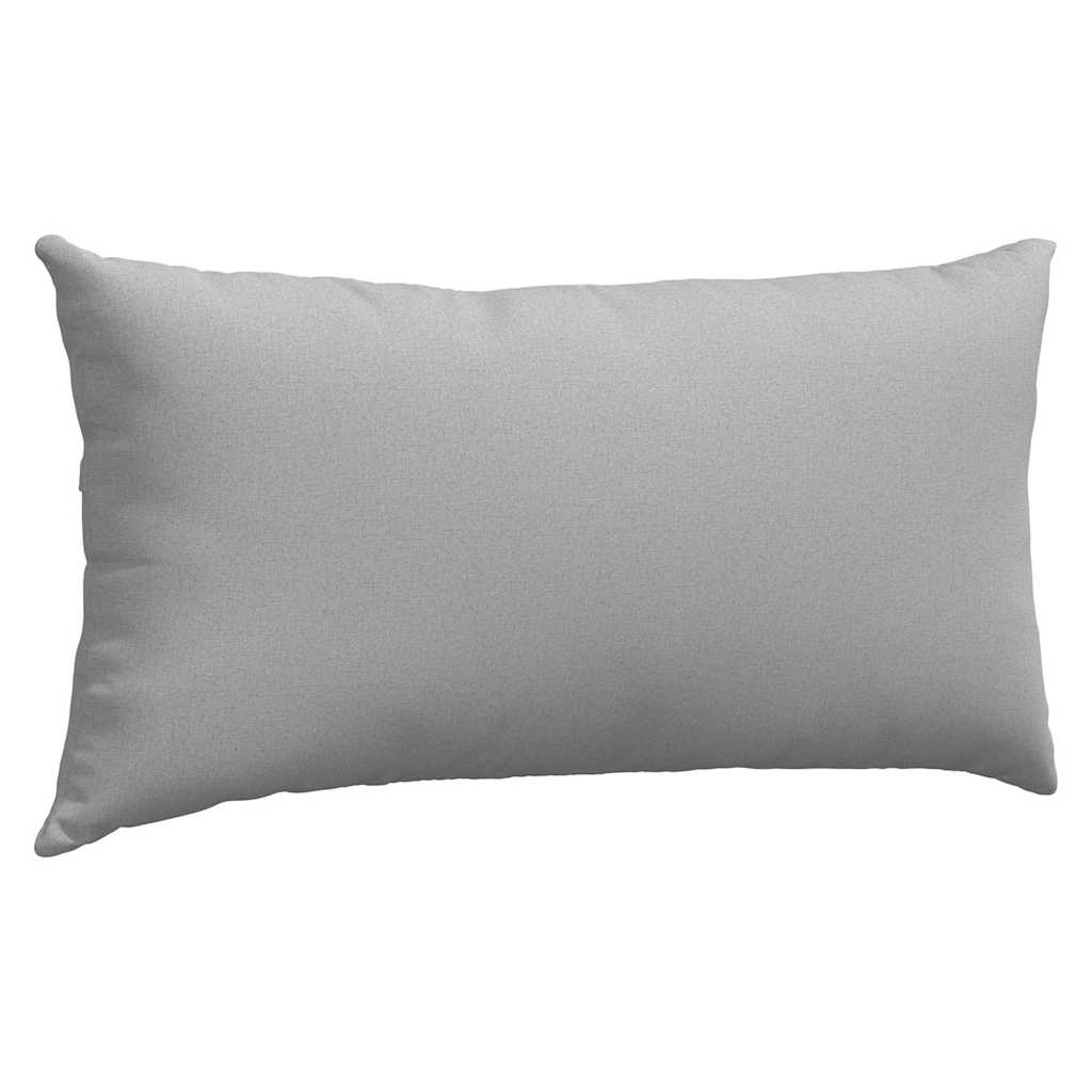 vidaXL Coussins de canapé 2 pcs Gris nuage 80 x 40 cm Tissu