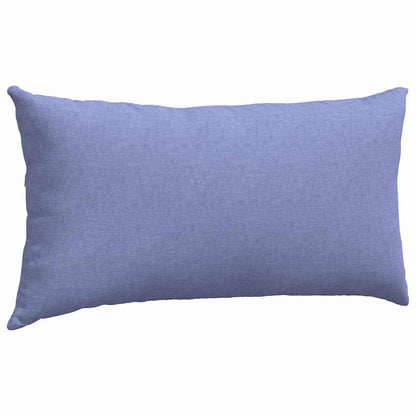 vidaXL Sofakissen 2 pcs Jeans blau 80 x 40 cm Stoff