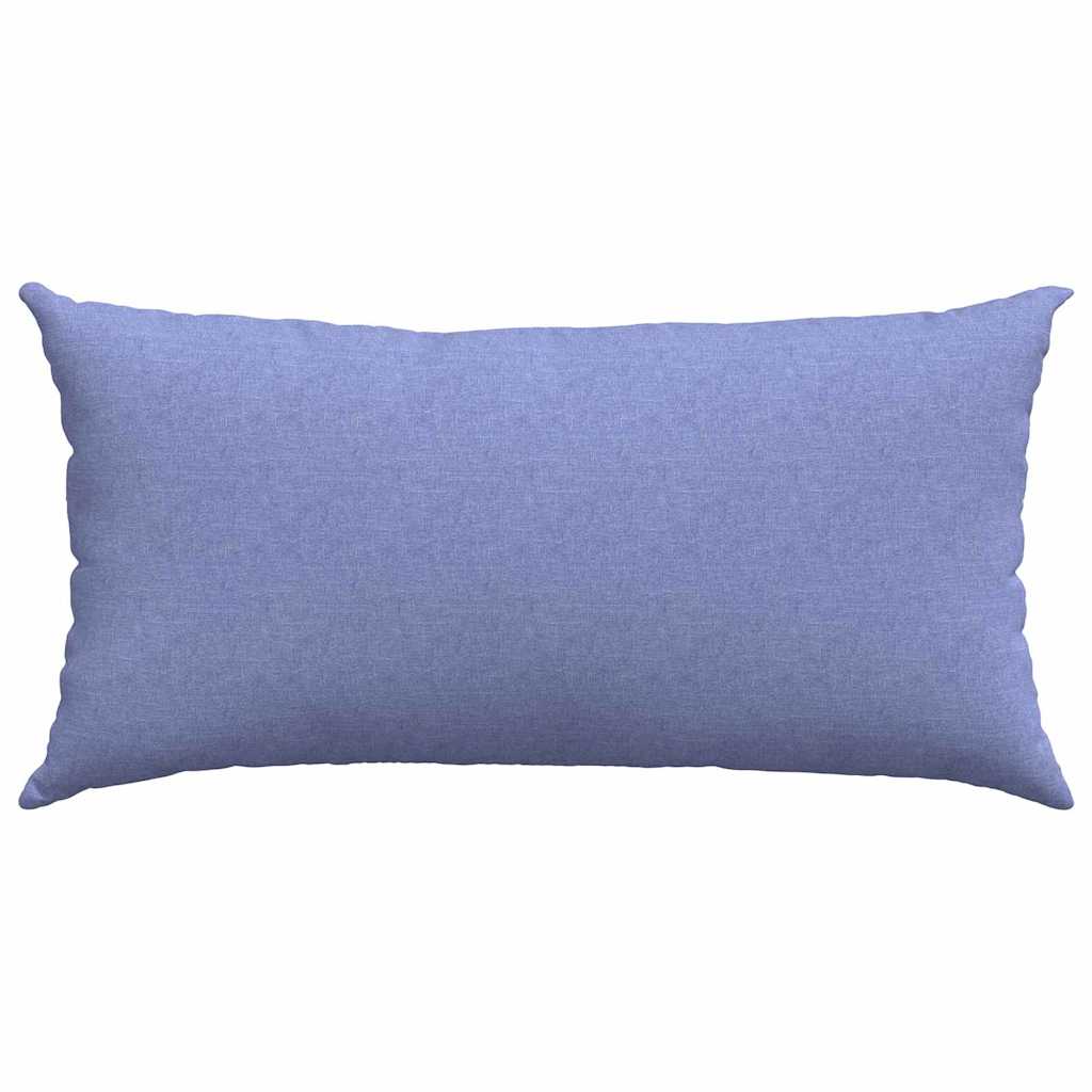 vidaXL Sofakissen 2 pcs Jeans blau 80 x 40 cm Stoff