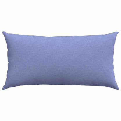 vidaXL Sofakissen 2 pcs Jeans blau 80 x 40 cm Stoff