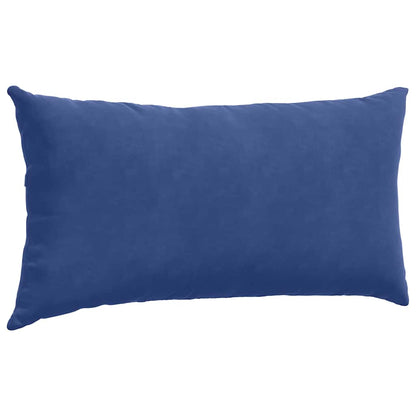 vidaXL Sofakissen 2 Stück Polizeiblau 80 x 40 cm Cordstoff