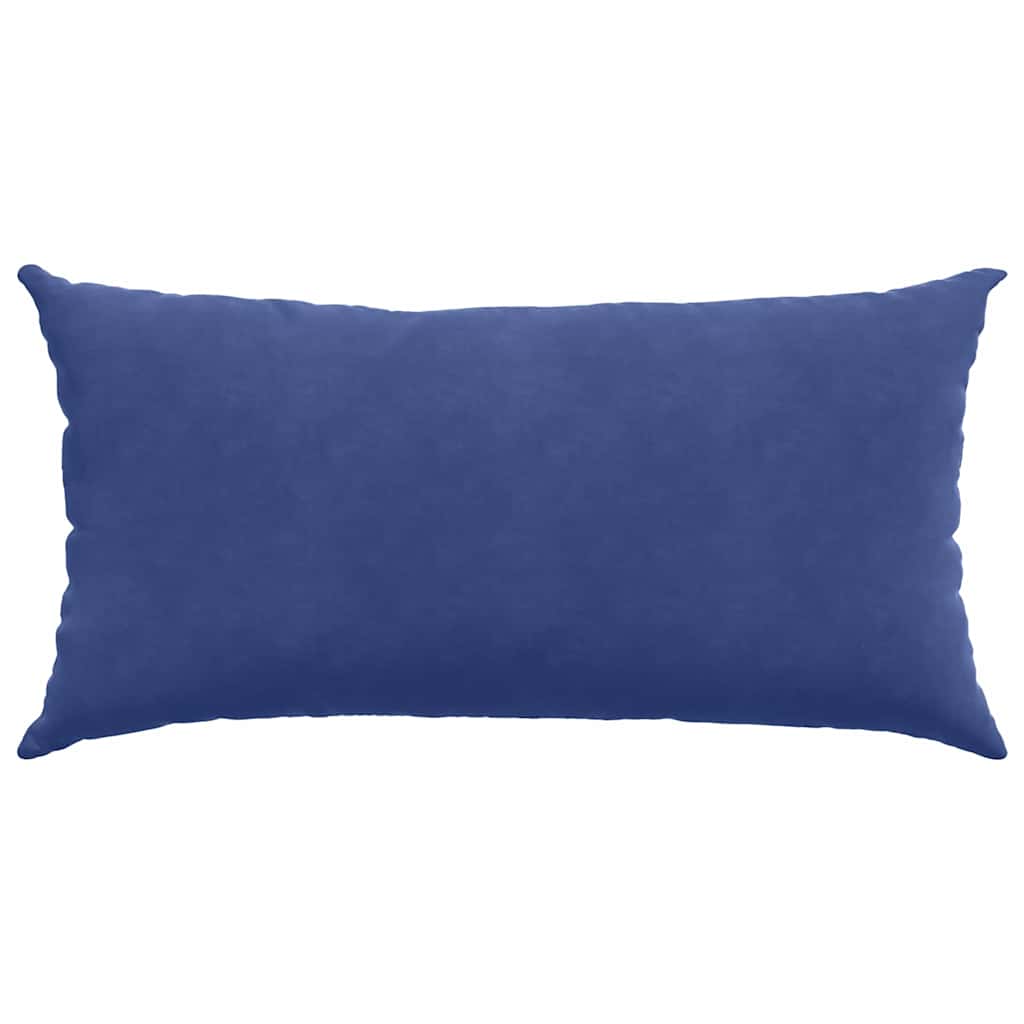 vidaXL Sofakissen 2 Stück Polizeiblau 80 x 40 cm Cordstoff