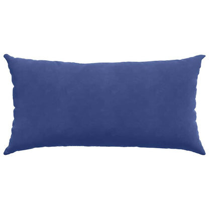 vidaXL Sofakissen 2 Stück Polizeiblau 80 x 40 cm Cordstoff