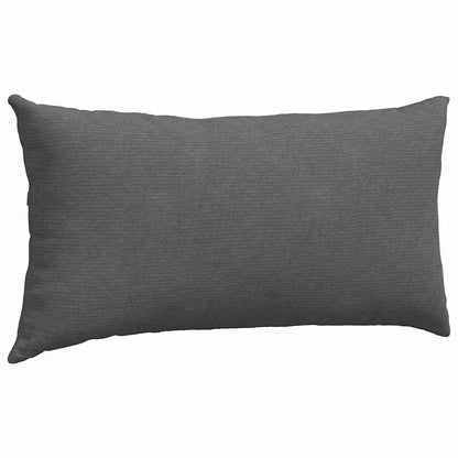 vidaXL Sofakissen 2 Stück Dunkelgrau 80 x 40 cm Cordstoff