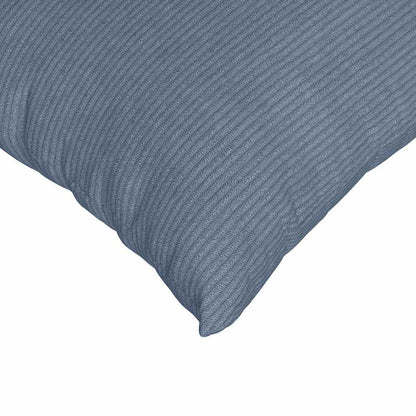 vidaXL Sofakissen 2 Stück Blau 80 x 40 cm Cordstoff