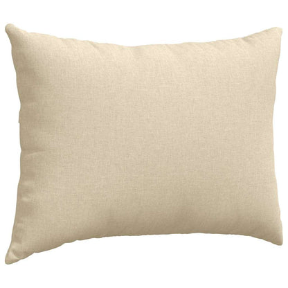 vidaXL Sofakissen 2 pcs Creme 70 x 50 cm Stoff