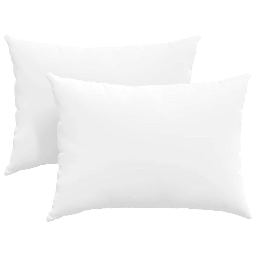 vidaXL Sofakissen 2 pcs Weiß 70 x 50 cm Stoff