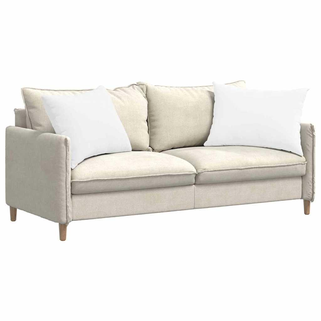 vidaXL Sofakissen 2 pcs Weiß 70 x 50 cm Stoff