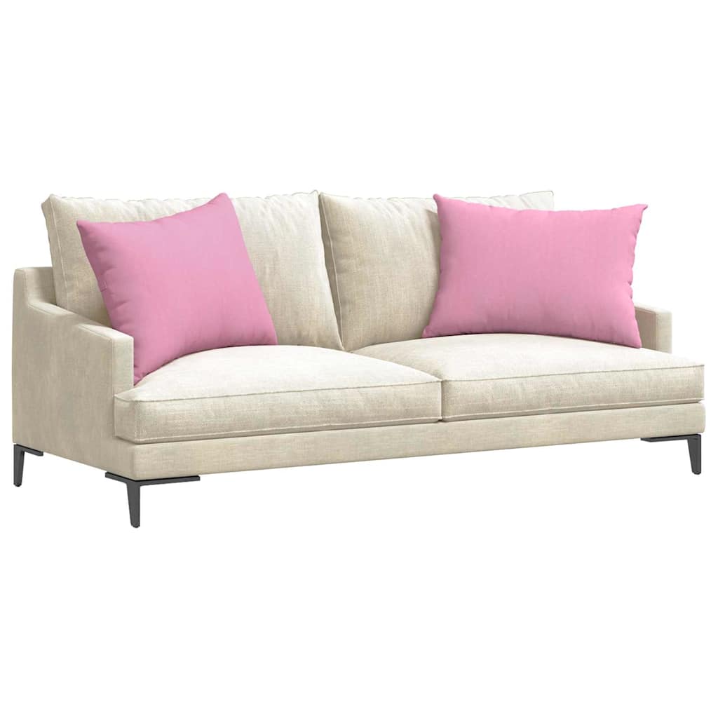 vidaXL Sofakissen 2 pcs Rosa 70 x 50 cm Stoff