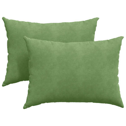 vidaXL Sofakissen 2 Stück Hellgrün 70 x 50 cm Cordstoff