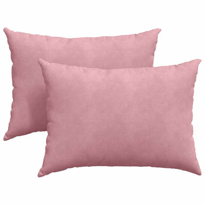 vidaXL Sofakissen 2 Stück Rosa 70 x 50 cm Cordstoff