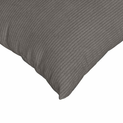 vidaXL Sofakissen 2 Stück Hellgrau 70 x 50 cm Cordstoff