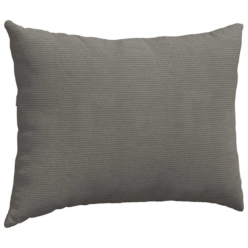 vidaXL Sofakissen 2 Stück Hellgrau 70 x 50 cm Cordstoff