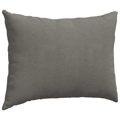 vidaXL Sofakissen 2 Stück Hellgrau 70 x 50 cm Cordstoff