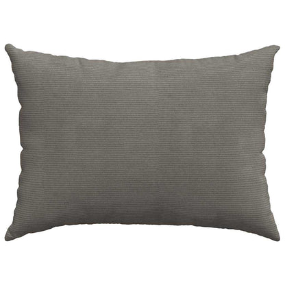 vidaXL Sofakissen 2 Stück Hellgrau 70 x 50 cm Cordstoff