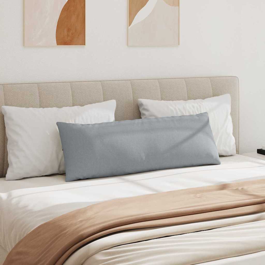 vidaXL Sofakissen 2 pcs Hellgrau 120 x 40 cm Stoff