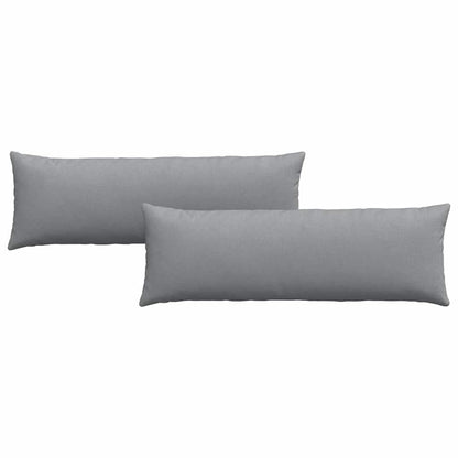 vidaXL Sofakissen 2 pcs Hellgrau 120 x 40 cm Stoff