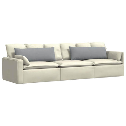 vidaXL Sofakissen 2 pcs Hellgrau 120 x 40 cm Stoff
