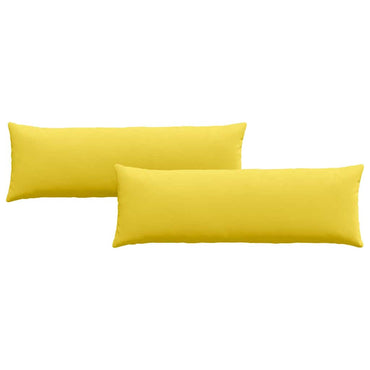 vidaXL Sofakissen 2 pcs Helles Gelb 120 x 40 cm Stoff