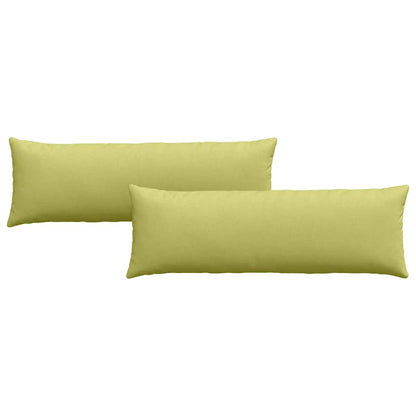 vidaXL Sofakissen 2 pcs Hellgrün 120 x 40 cm Stoff