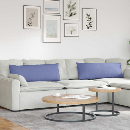 vidaXL Sofakissen 2 pcs Jeans blau 120 x 40 cm Stoff