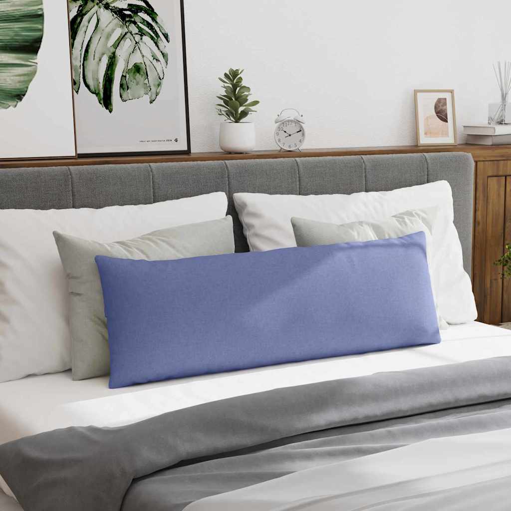 vidaXL Sofakissen 2 pcs Jeans blau 120 x 40 cm Stoff
