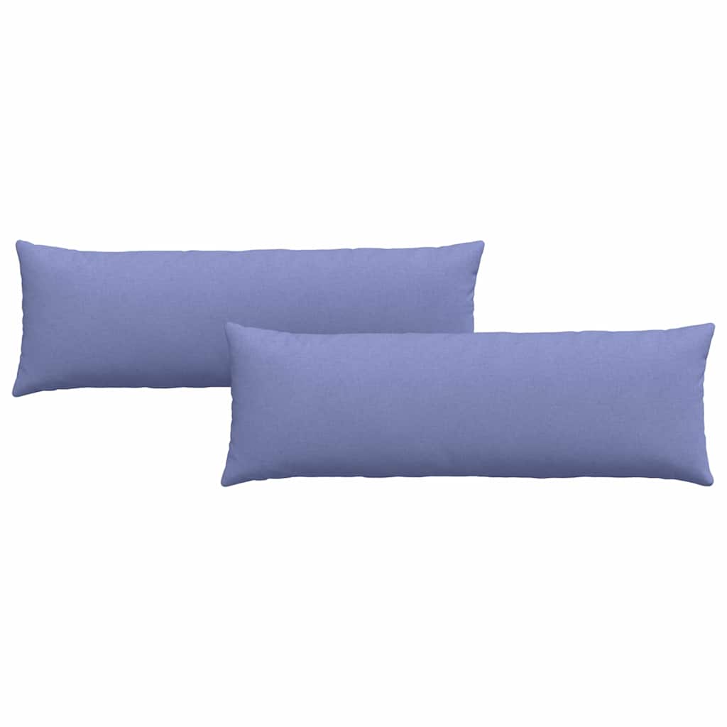 vidaXL Sofakissen 2 pcs Jeans blau 120 x 40 cm Stoff