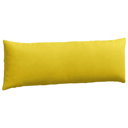 vidaXL Sofakissen 2 Stück Gelb 120 x 40 cm Cordstoff