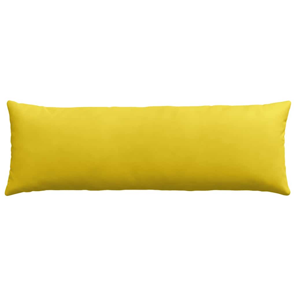 vidaXL Sofakissen 2 Stück Gelb 120 x 40 cm Cordstoff