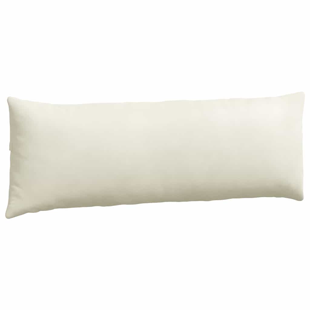 vidaXL Sofakissen 2 Stück Creme 120 x 40 cm Cordstoff