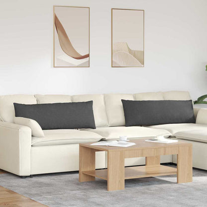 vidaXL Sofakissen 2 Stück Dunkelgrau 120 x 40 cm Cordstoff
