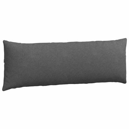 vidaXL Sofakissen 2 Stück Dunkelgrau 120 x 40 cm Cordstoff