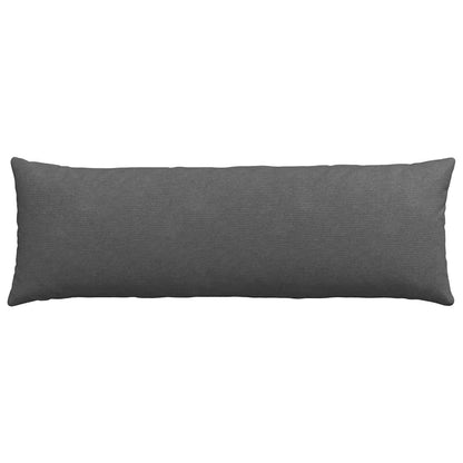 vidaXL Sofakissen 2 Stück Dunkelgrau 120 x 40 cm Cordstoff
