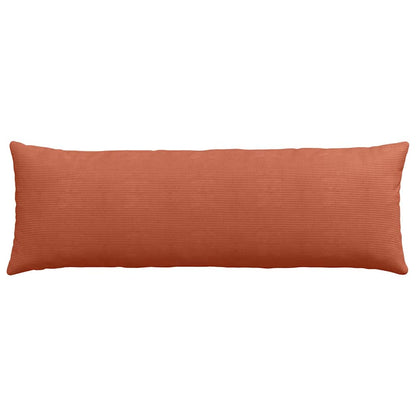 Sofakissen 2 Stück Rot-Orange 120 x 40 cm Cordstoff