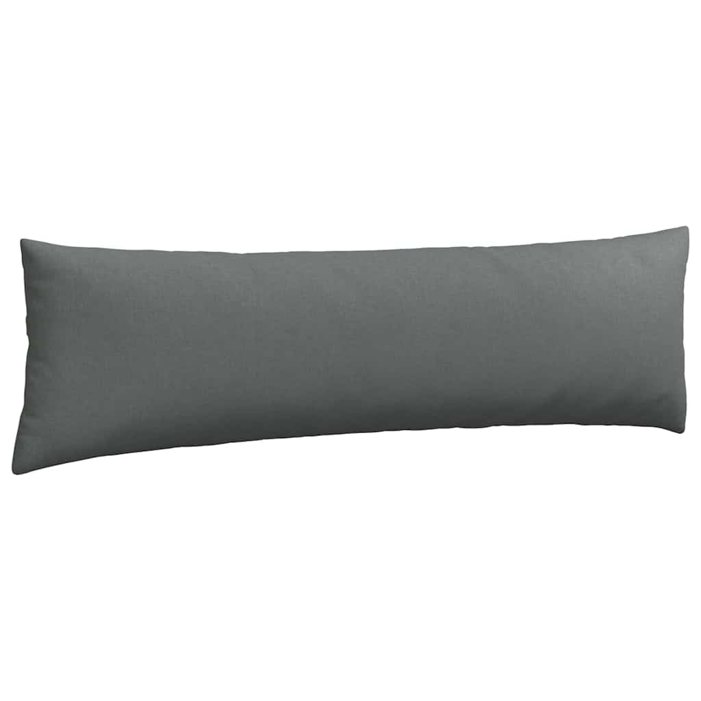 vidaXL Sofakissen 2 pcs Dunkelgrau 145 x 40 cm Stoff