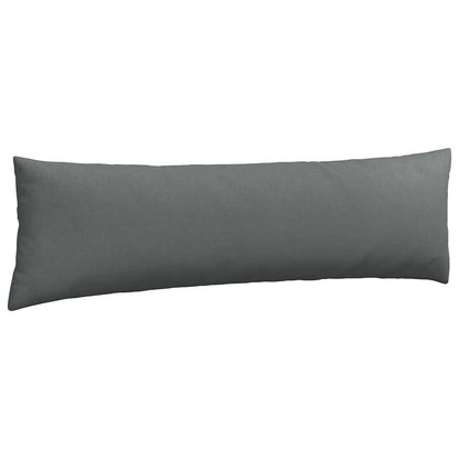 vidaXL Sofakissen 2 pcs Dunkelgrau 145 x 40 cm Stoff