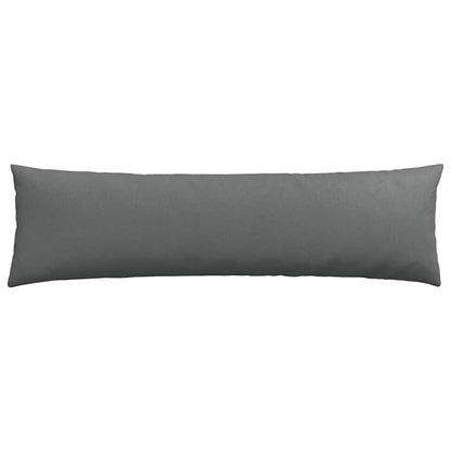 vidaXL Sofakissen 2 pcs Dunkelgrau 145 x 40 cm Stoff