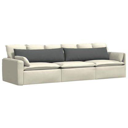 vidaXL Sofakissen 2 pcs Dunkelgrau 145 x 40 cm Stoff