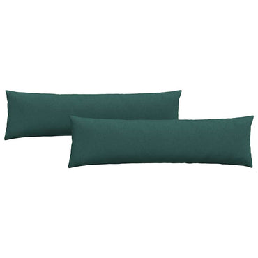 vidaXL Sofakissen 2 pcs Dunkelgrün 145 x 40 cm Stoff