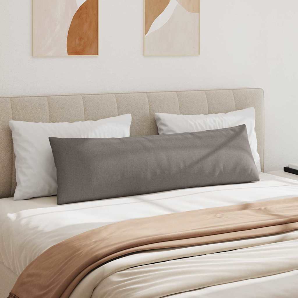 vidaXL Sofakissen 2 Stück Taupe 145 x 40 cm Stoff