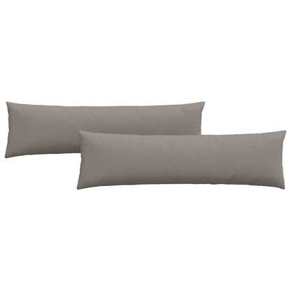 vidaXL Sofakissen 2 Stück Taupe 145 x 40 cm Stoff
