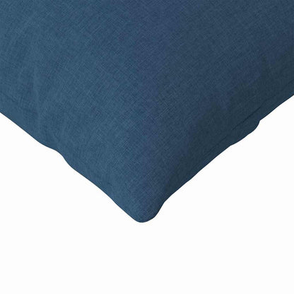vidaXL Sofakissen 2 Stück Blau 145 x 40 cm Stoff