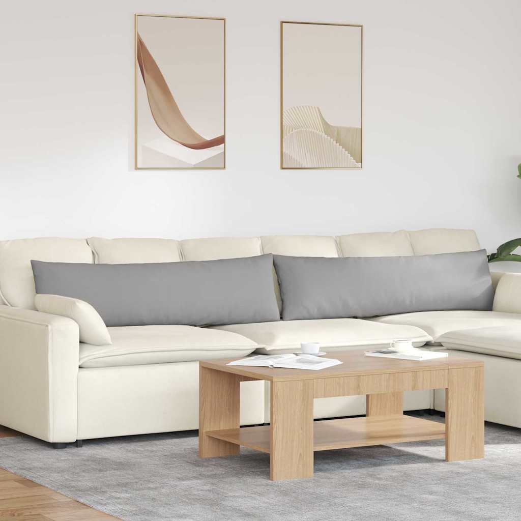 vidaXL Sofakissen 2 pcs Wolkengrau 145 x 40 cm Stoff