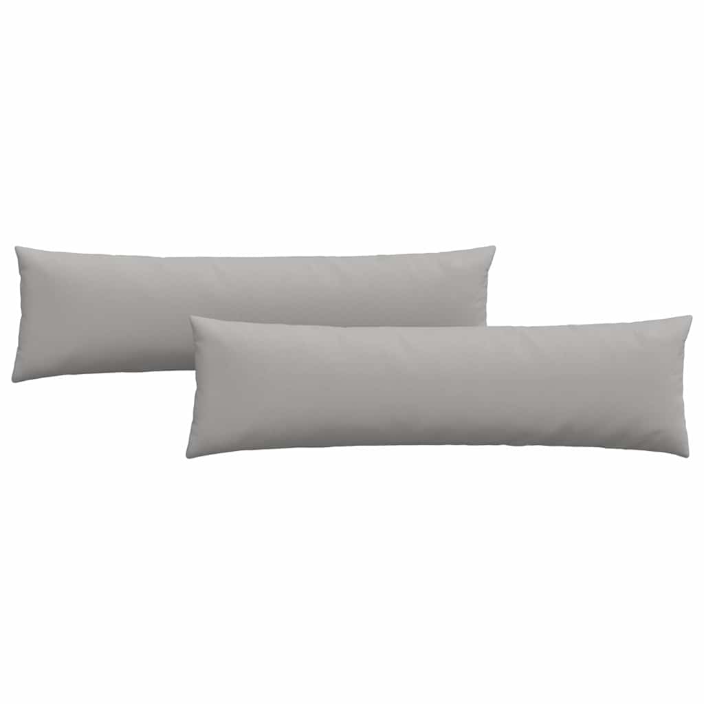 vidaXL Sofakissen 2 pcs Wolkengrau 145 x 40 cm Stoff
