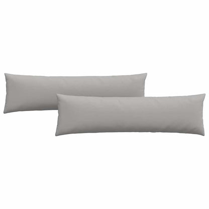 vidaXL Sofakissen 2 pcs Wolkengrau 145 x 40 cm Stoff