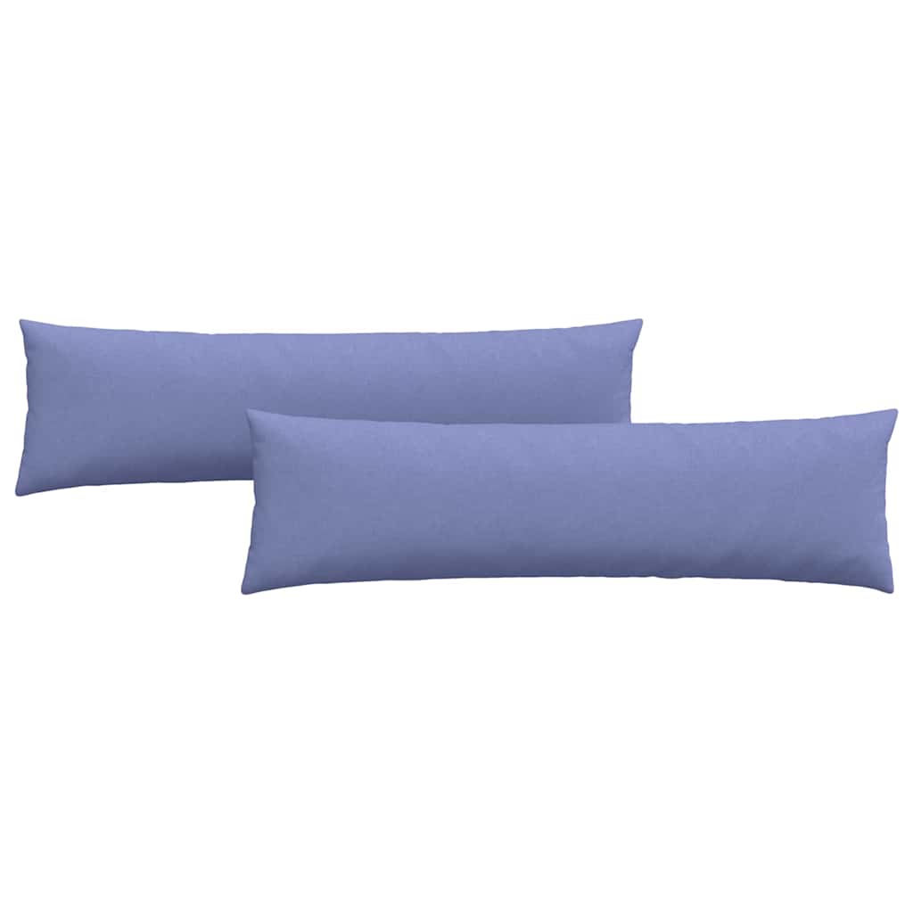 vidaXL Sofakissen 2 pcs Jeans blau 145 x 40 cm Stoff