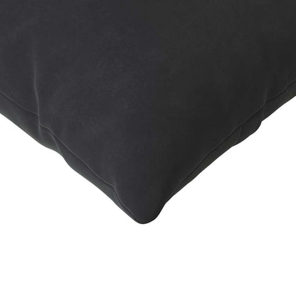 vidaXL Sofakissen 2 Stück Schwarz 145 x 40 cm Cordstoff